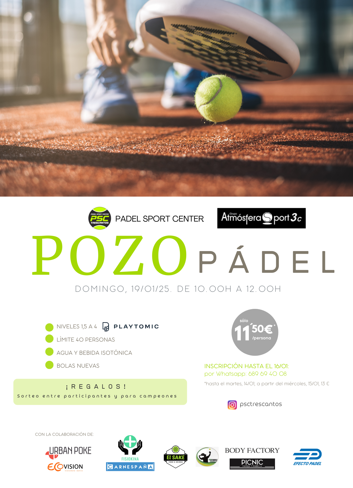 POZO ATMOSFERA SPORT 19/01/2025
