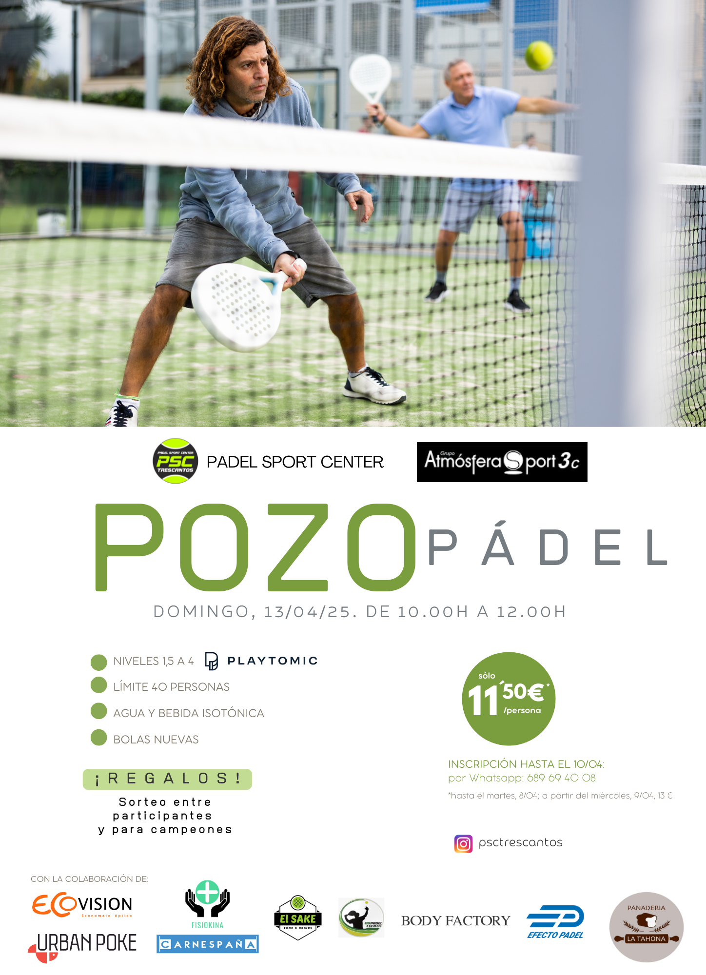 POZO ATMOSFERA SPORT 13/04/2025
