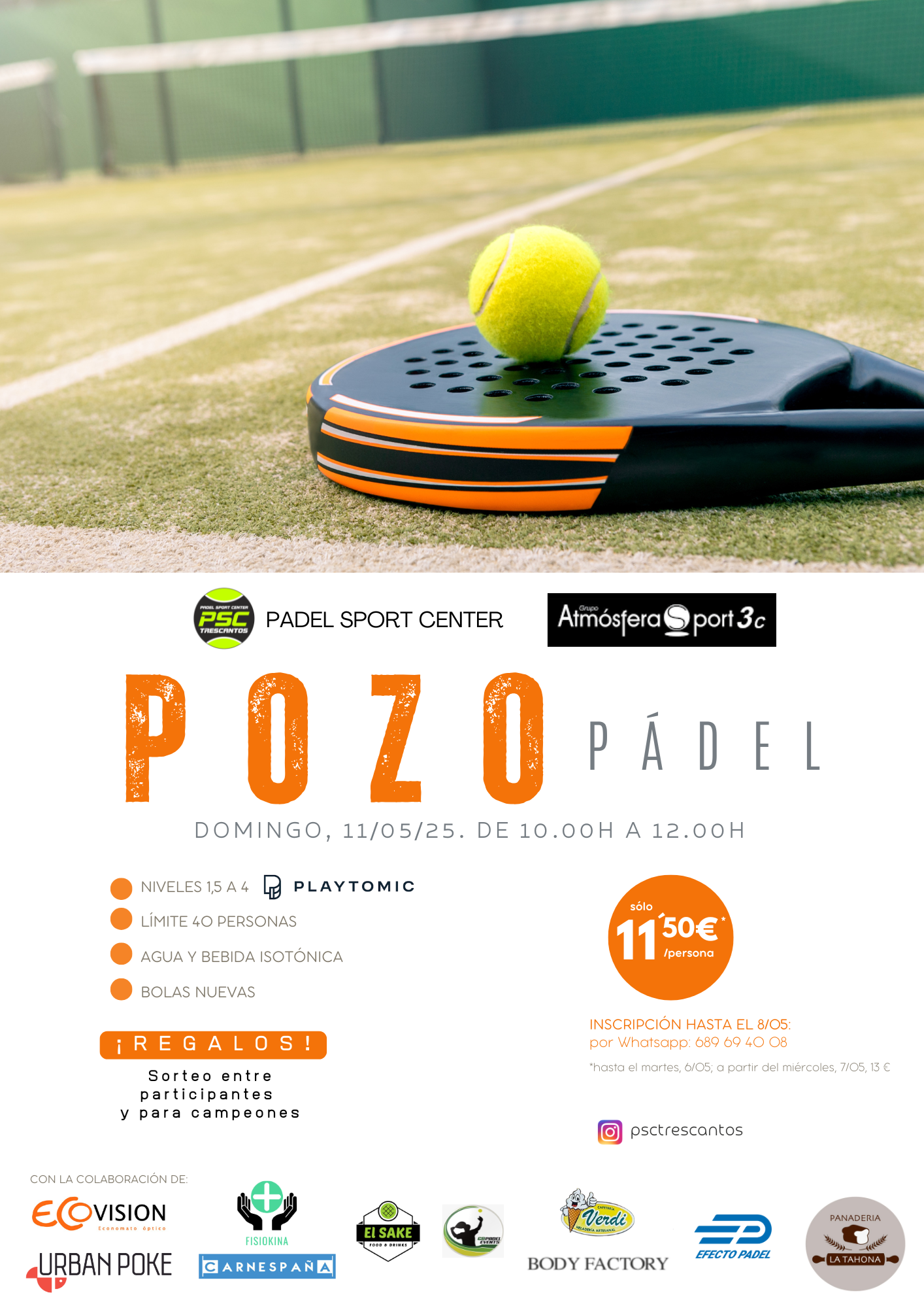 POZO ATMOSFERA SPORT 11/05/2025