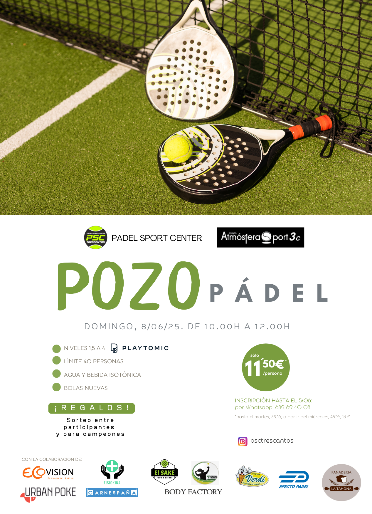 POZO ATMOSFERA SPORT 08/06/2025 