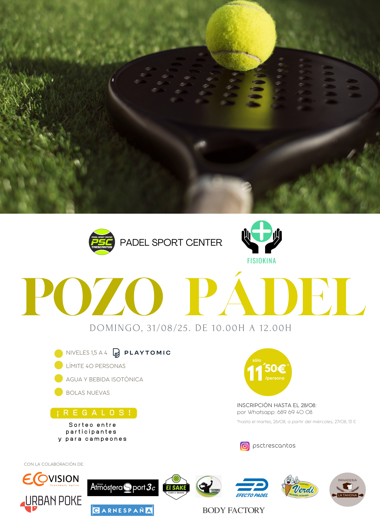POZO FISIOKINA 31/08/2025