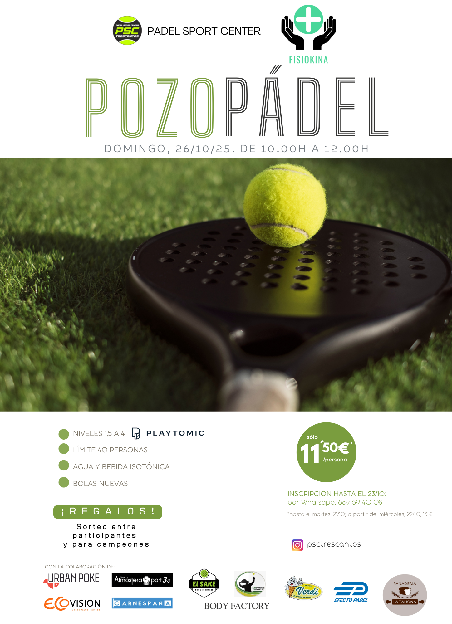 POZO FISIOKINA 26/10/2025