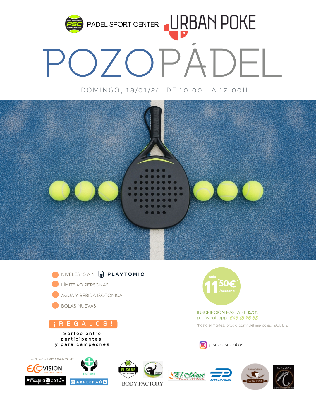 POZO URBAN POKE 18/01/2026