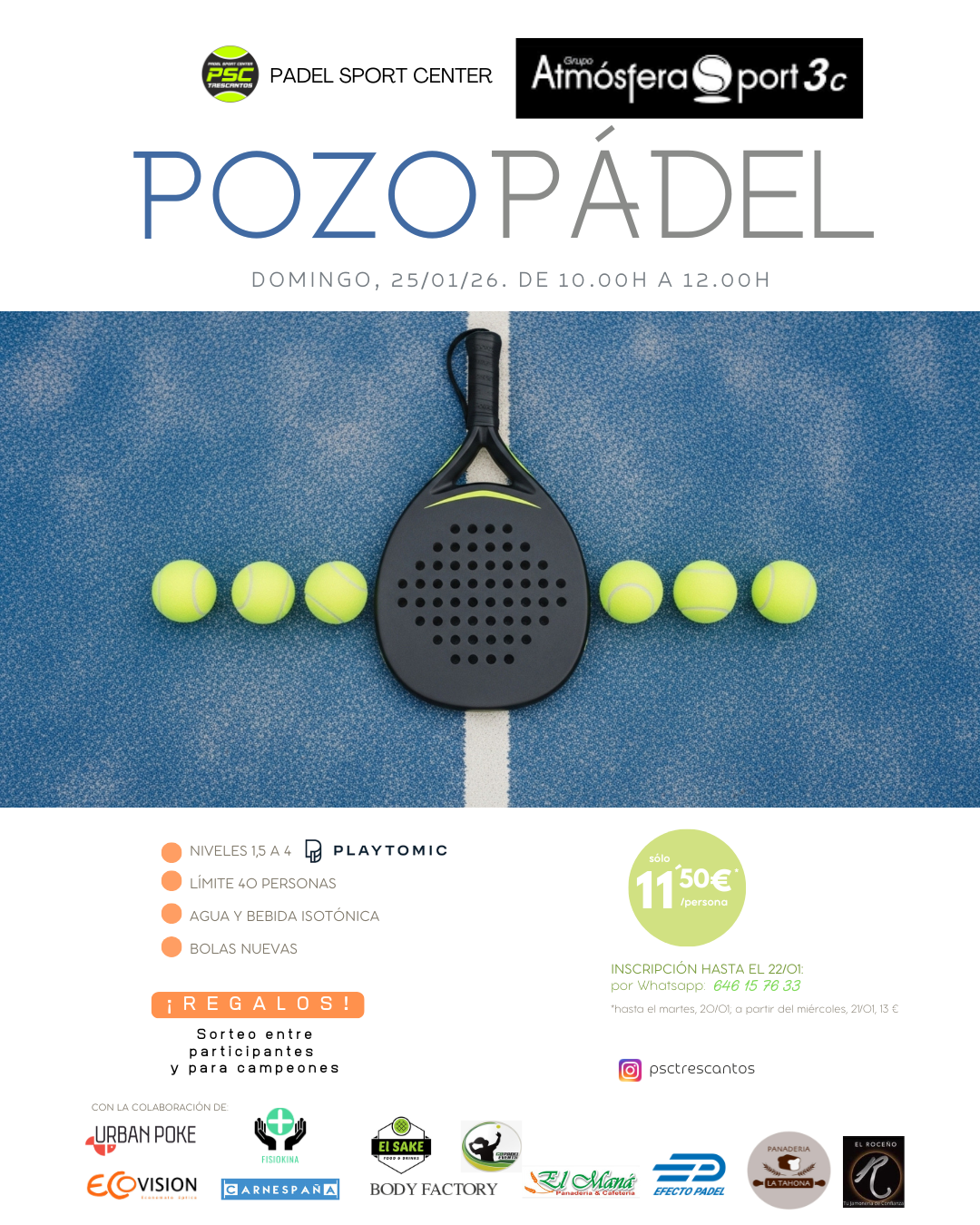 POZO ATMOSFERA SPORT 25/01/2026