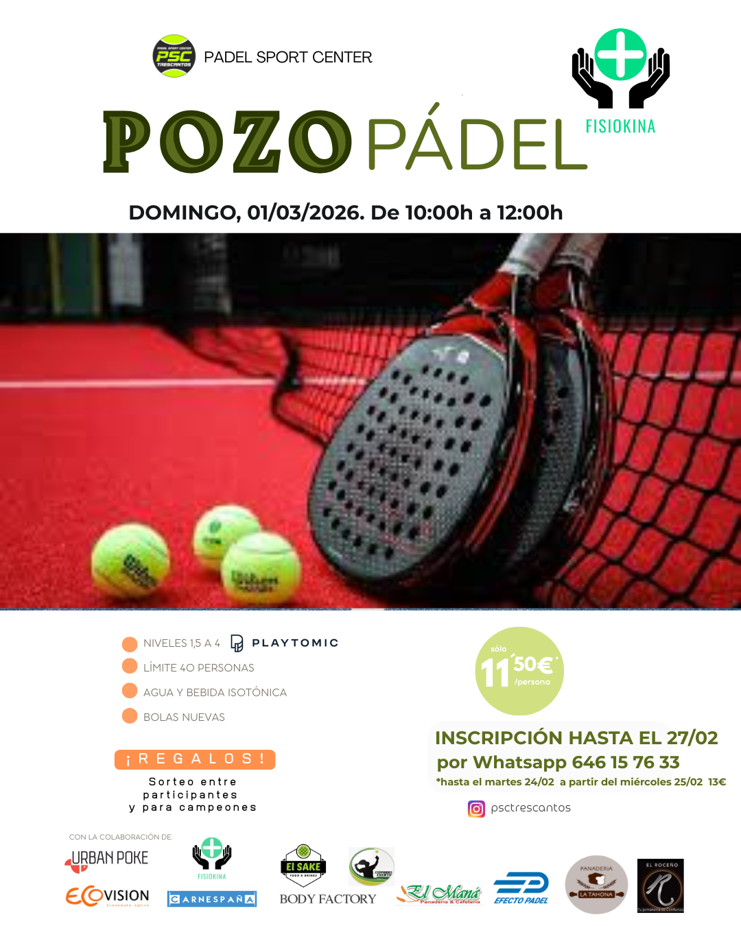 POZO FISIOKINA 01/03/2026 