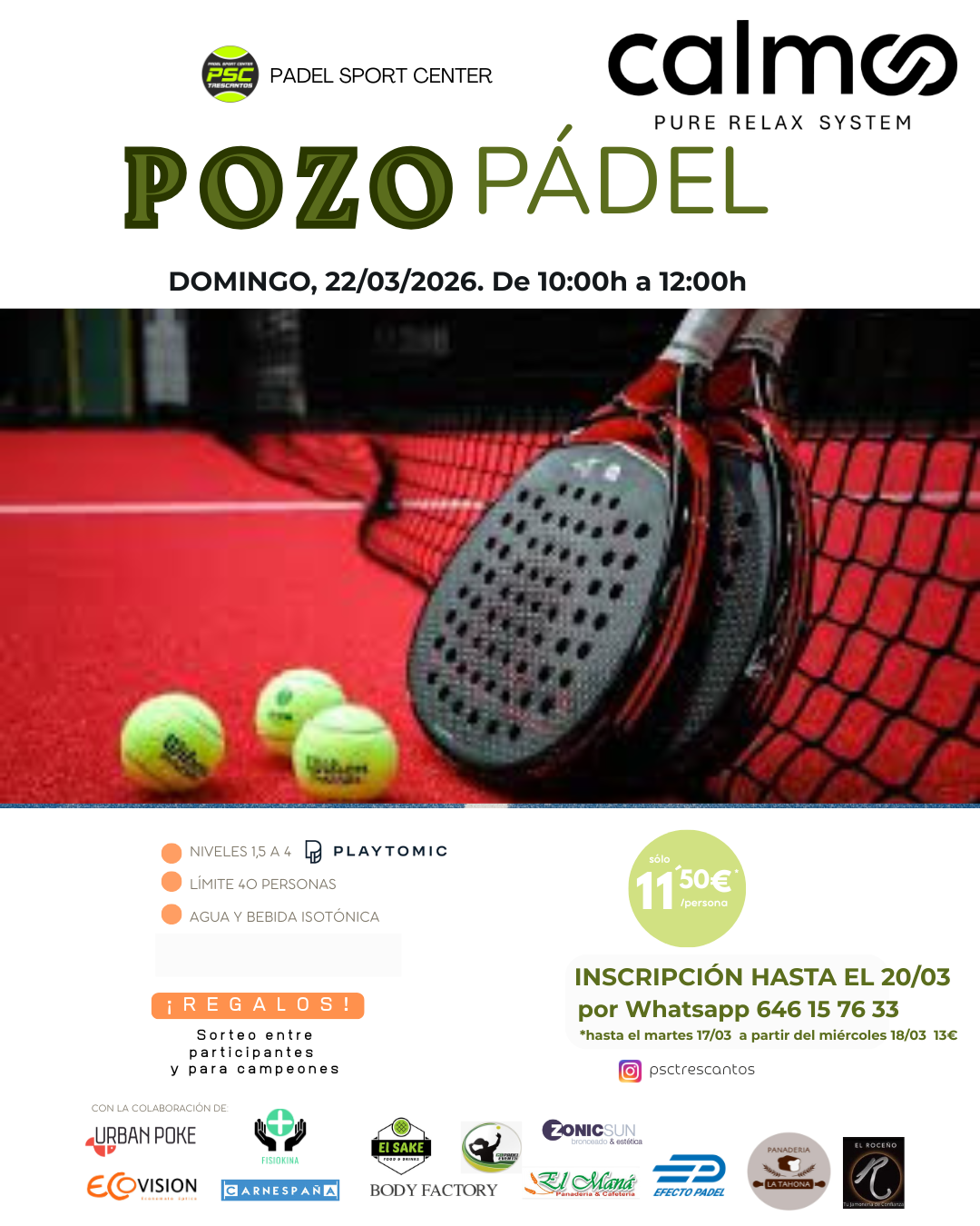 POZO CALMOO 22/03/2026