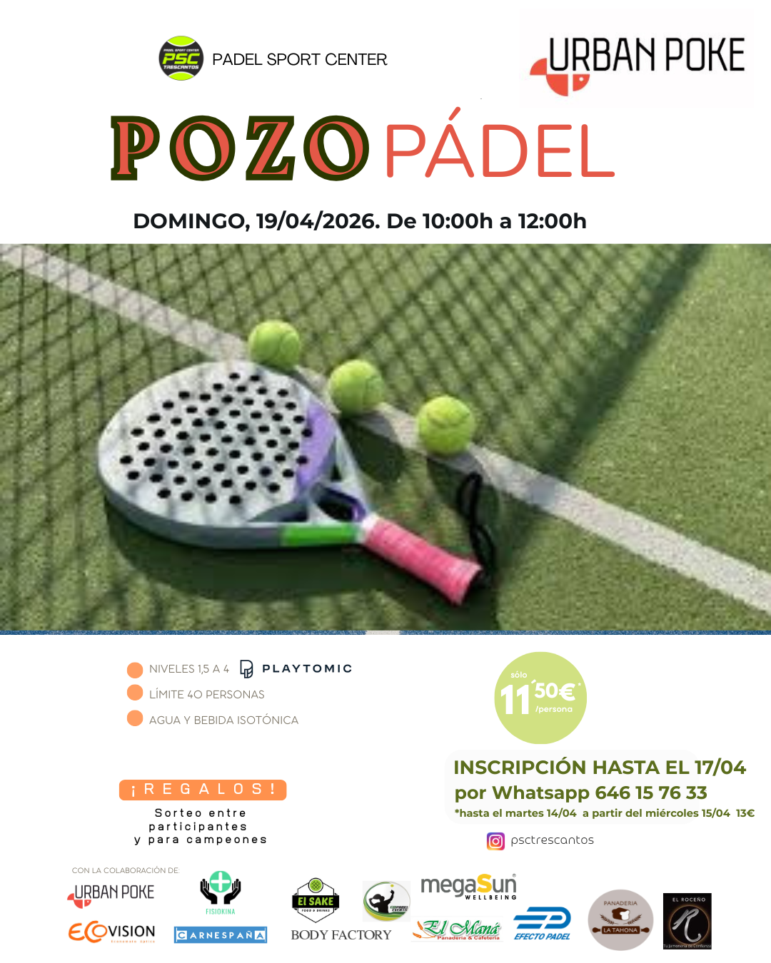 POZO URBAN POKE 19/04/2026