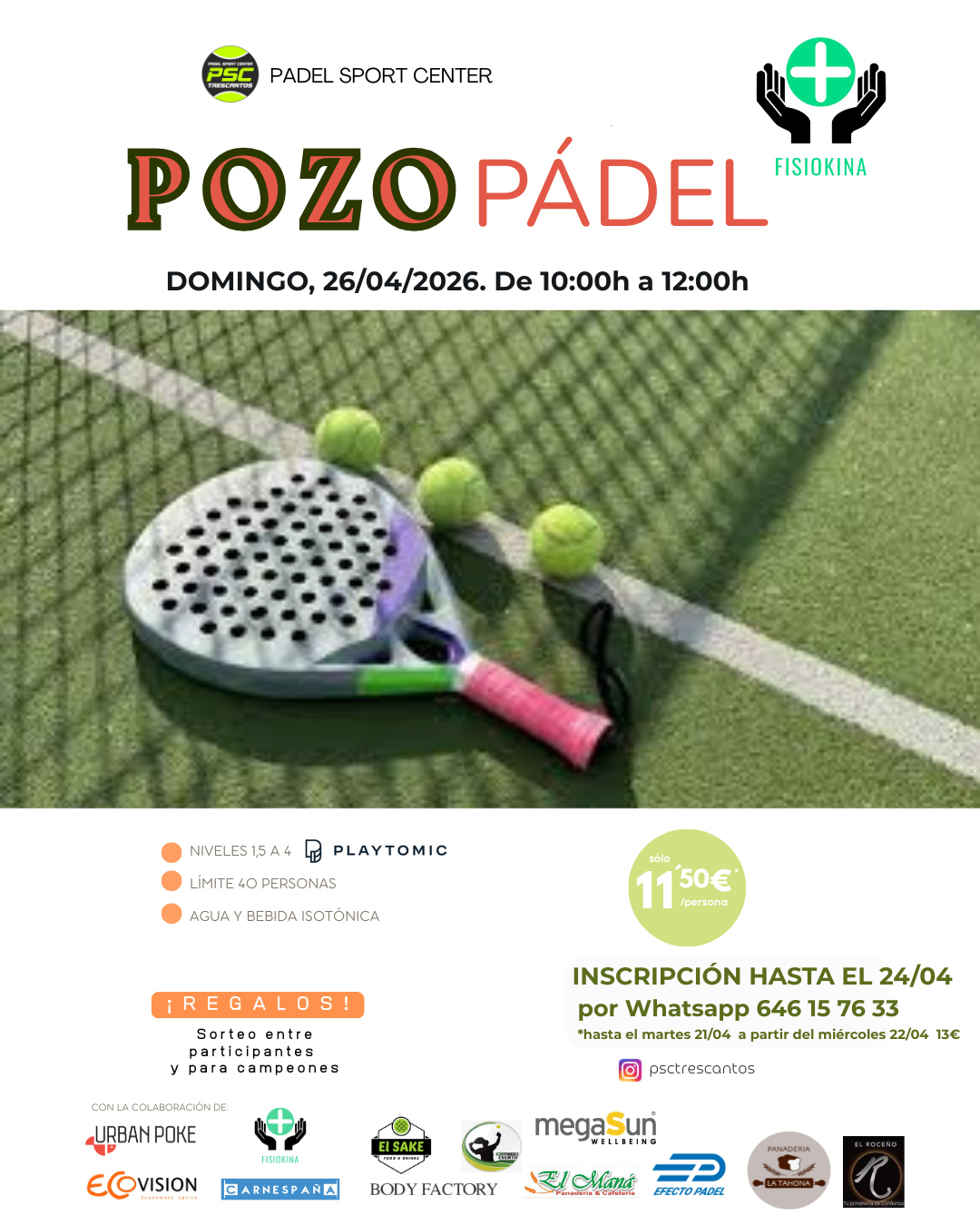 POZO FISIOKINA 26/04/2026