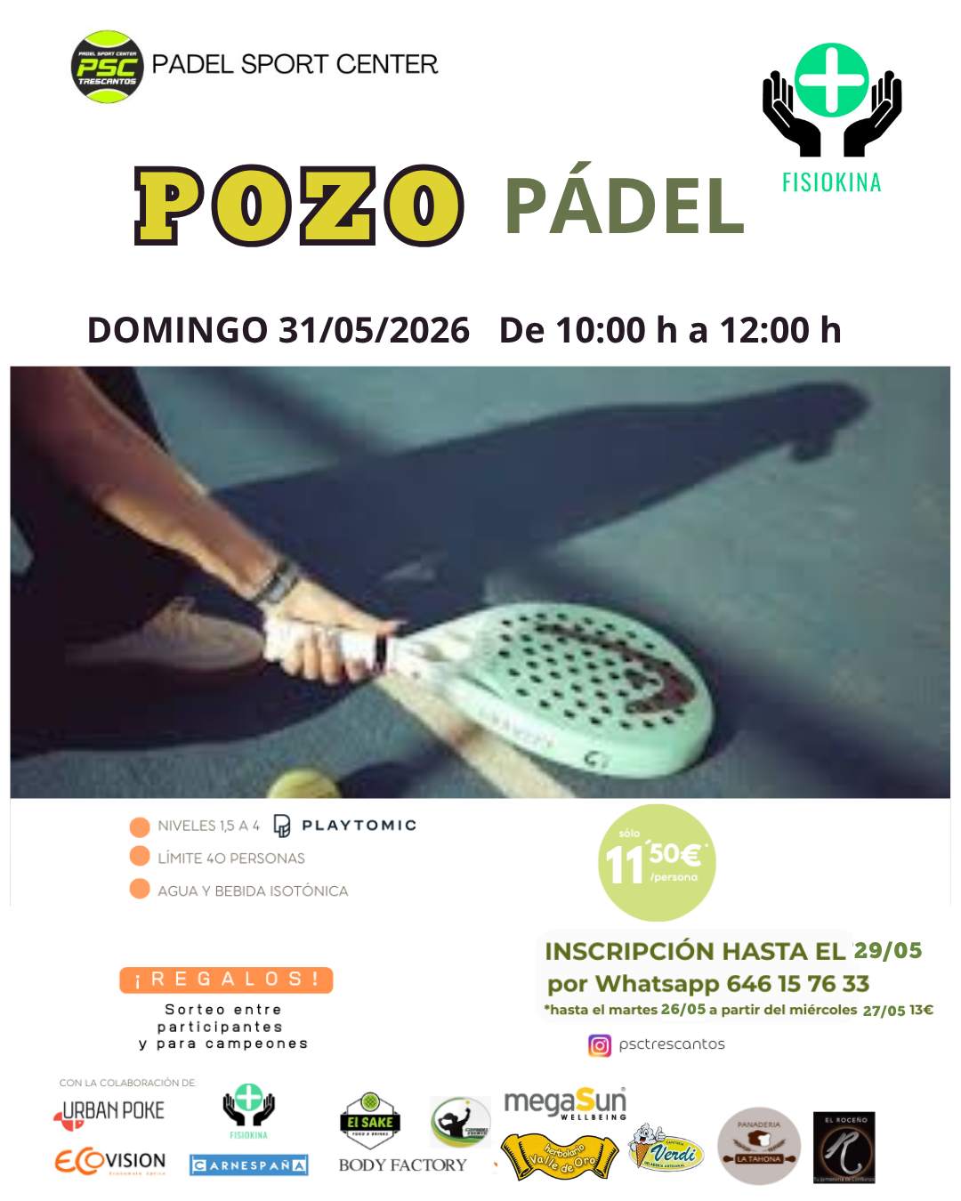 POZO FISIOKINA 31/05/2026