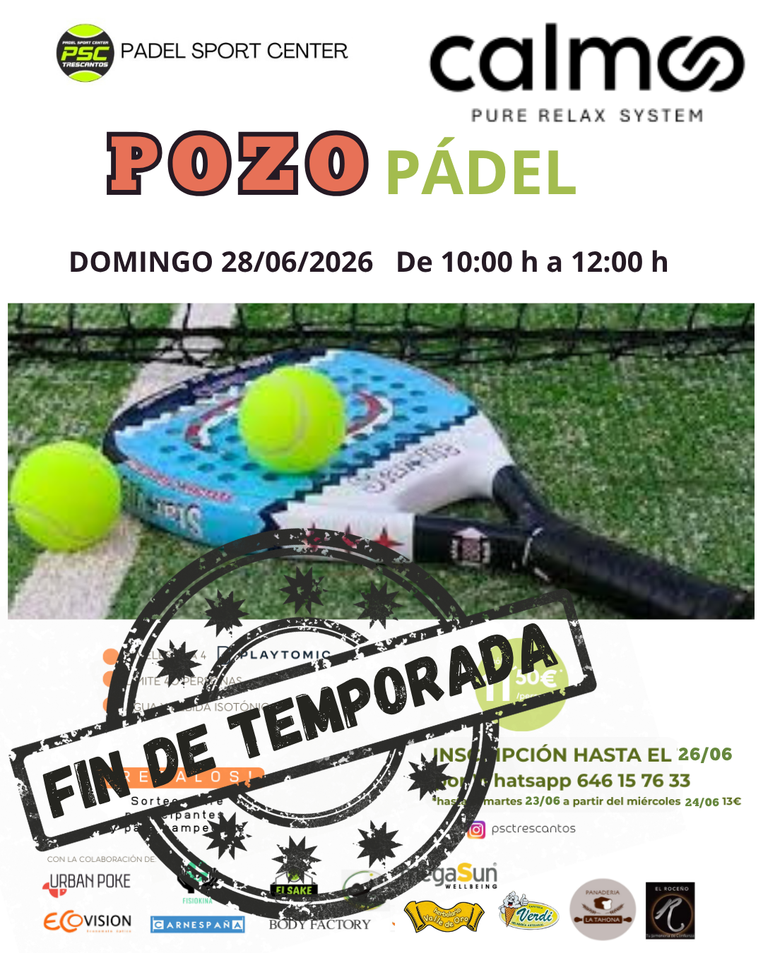 POZO CALMOO 28/06/2026